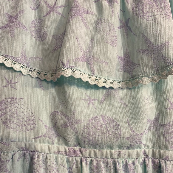 D-Signed  Mermaid Under the Sea Dress size L (24/16) kids dress / small adult - Picture 2 of 5